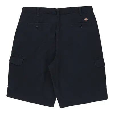 Dickies Cargo Shorts - 37W 12L Navy Polyester Blend