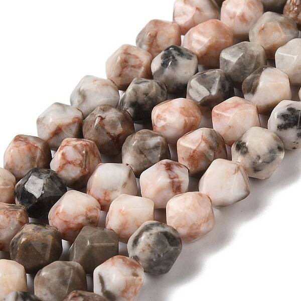 Natural Pink Agate Beads Strands