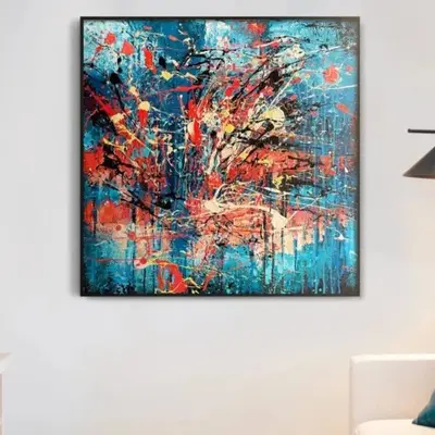 Original painting, Large wall art, Boho wall décor, Color oil painting, Modern art, Abstract art, Textured Painting, Modern ...
