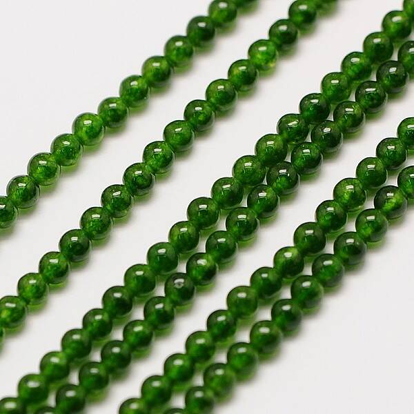 Natural Taiwan Jade Round Beads Strands