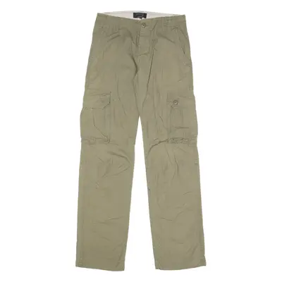 LEGEND 145 Cargo Womens Trousers Green Regular Straight W30 L33