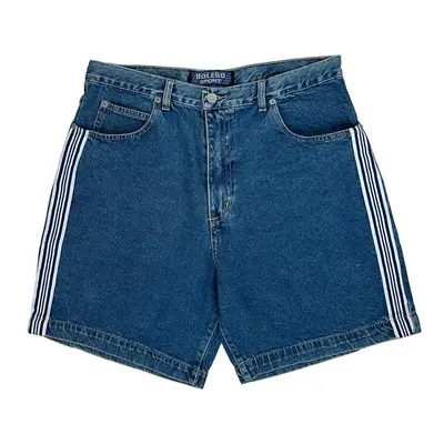 Hip Hop Bolero Sport Denim Shorts - 34W 7L Blue Cotton