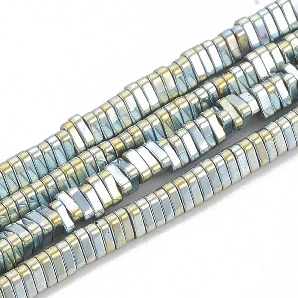 Electroplate Non-magnetic Synthetic Hematite Beads Strands