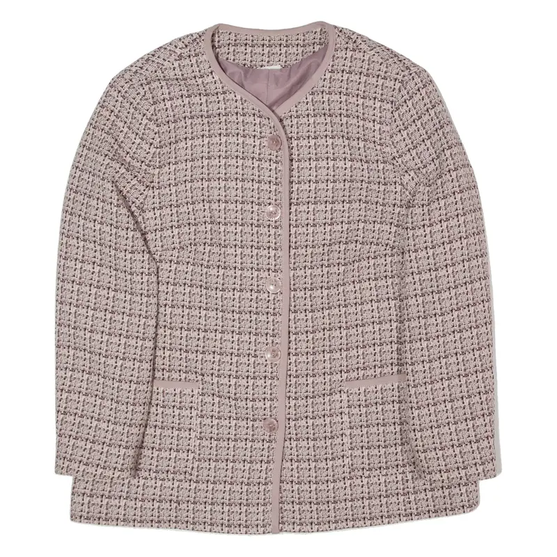 Jacket Pink Check Womens M