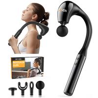 Massage Gun with Upgraded Extension Handle, 10MM Massage Gun Deep Tissue, Back Massager,  portable for Pain Relief, 4 Massage...