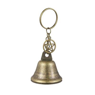 Iron Bell & Hollow Out Alloy Pendant Keychains