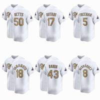 2025 White Gold Baseball Jersey Tokyo Basic Sports Jersey Shirts Game Day Baseball Shirts Jersey Outfits Sports Fan Gift Summ...