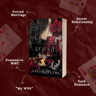 Rouge by Greer Rivers - Spicy Dark Romance Novel - Soft Cover Signed retelling paperback edition Arranged Marriage Gothic Lov...