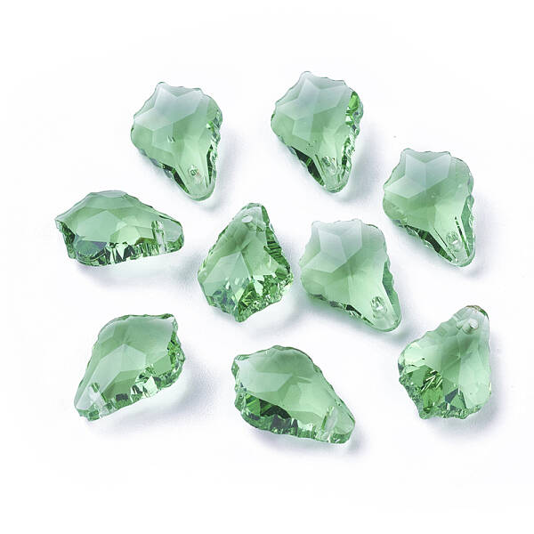 Faceted Glass Pendants