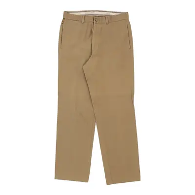 Armani Trousers - 34W 32L Beige Cotton Blend