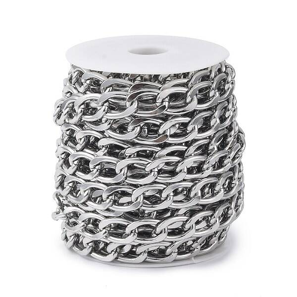Oval Oxidation Aluminum Curb Chains
