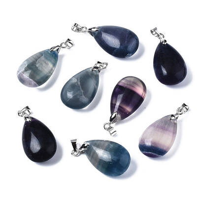 Natural Fluorite Pendants