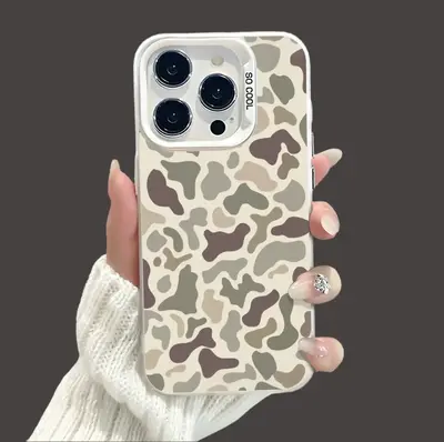 Camo Pattern Shockproof Phone Case for iPhone 7 8XXsmax17 16 15 14 13 12 11 Pro Max Plus ProtecitvedCover Affordable Anti-Fal...