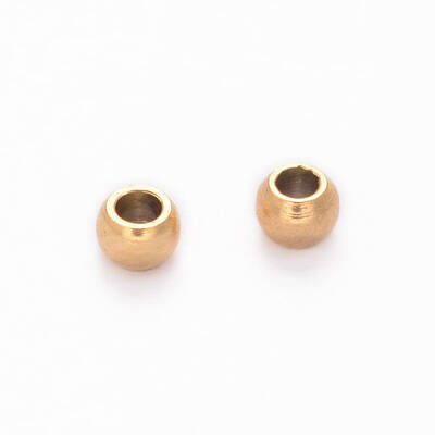 Barrel Ion Plating(IP) 304 Stainless Steel Beads