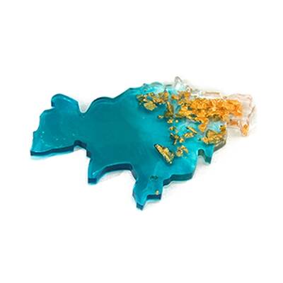 Map Coasters Silicone Molds