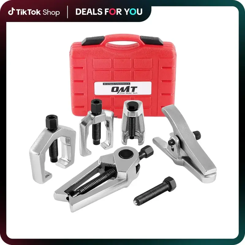 【Fall Deals For You】Orion Motor Tech 5-in-1 Ball Joint Separator, Heavy Duty Ball Joint Removal Tool, Pitman Arm Puller,T...