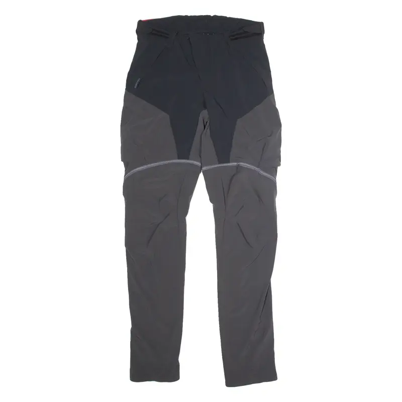 QUECHUA Outdoor Mens Trousers Grey Regular Straight W30 L34