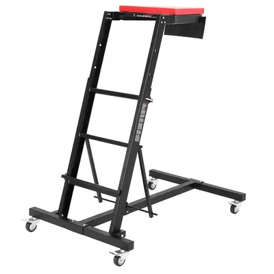 Garvee Automotive Engine Creeper - Heavy-Duty Foldable Steel Frame with Adjustable Height (45.7-66.3), Padded Deck, 6 Wheel...