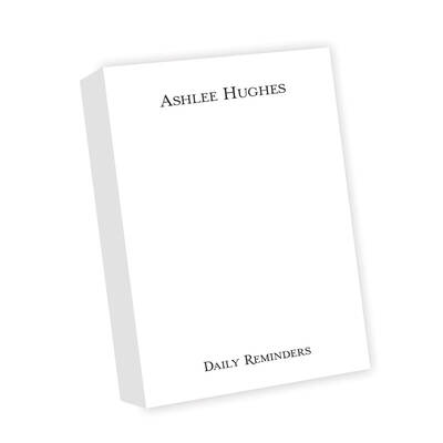 Adams Agenda - White REFILL