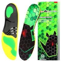 Acupressure Shock Absorbing Insoles with Strong Comfrot Arch Support for Flat Feet Achilles Tendonitis Plantar Fasciitis Reli...