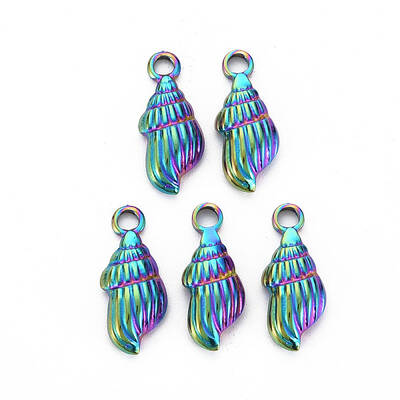 201 Stainless Steel Shell Pendants