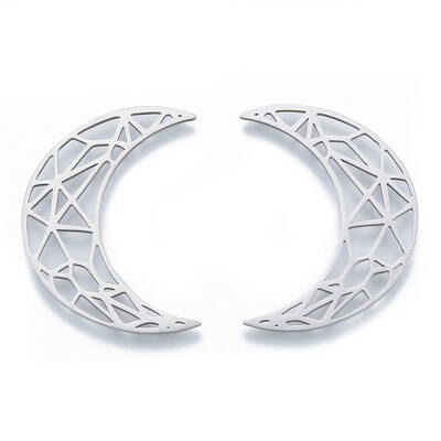 Non-Tarnish 201 Stainless Steel Filigree Joiners Links