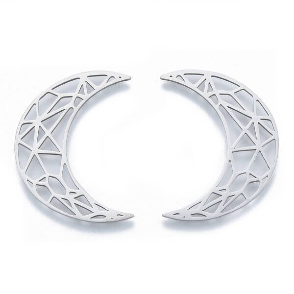 Non-Tarnish 201 Stainless Steel Filigree Joiners Links