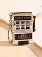 Fruit Slot Machine Design Keychain, Fashionable Keychain for Women & Men, Trendy All-match Keychain for Birthday Gift