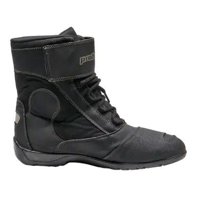 PROBIKER Biker Boots Black Leather Mens UK 9.5