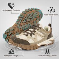 【Made in CN】 CC-Los Women's Waterproof Hiking Shoes Lightweight Breathable Walking Shoes for Outdoor Climbing Size 5.5-10...