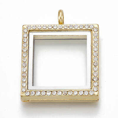 Alloy Magnetic Locket Pendants