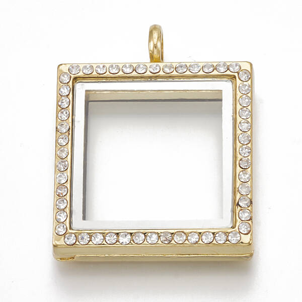 Alloy Magnetic Locket Pendants