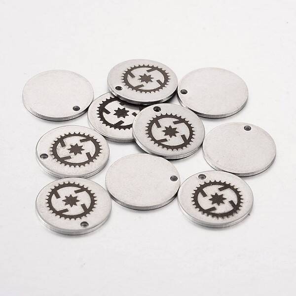 Non-Tarnish 201 Stainless Steel Steampunk Pendants