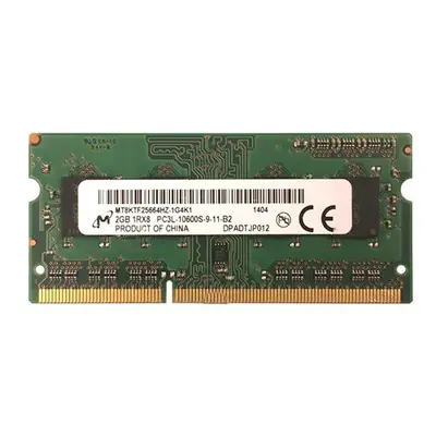 Micron MT8KTF25664HZ-1G4K1 | 2GB DDR3-1333MHz PC3-10600 Non-ECC Unbuffered SODIMM CL9 1Rx8 1.35V 204-Pin Memory Module