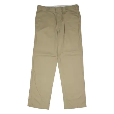 DICKIES 874 Workwear Mens Twill Trousers Beige Regular Straight W36 L32