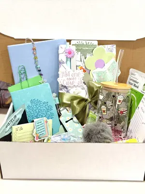 Blind Date with Book + Mystery Bundles, bookish mystery items Journal Kit Set