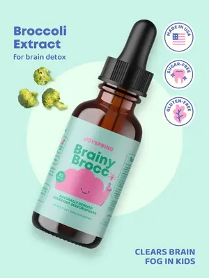 Brainy Brocc Natural β Plant-Based Formula for Focus, Mental Clarity & Daily Wellness with Essential Nutrients