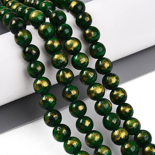 Natural Mashan Jade Beads Strands