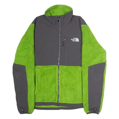 THE NORTH FACE Womens Fleece Jacket Green Colourblock M
