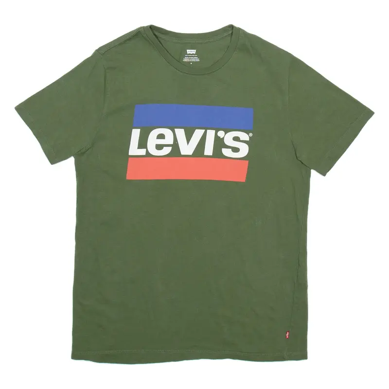 LEVI'S Mens T-Shirt Green M