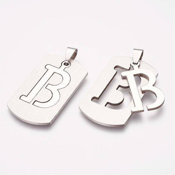 Non-Tarnish 304 Stainless Steel Split Pendants