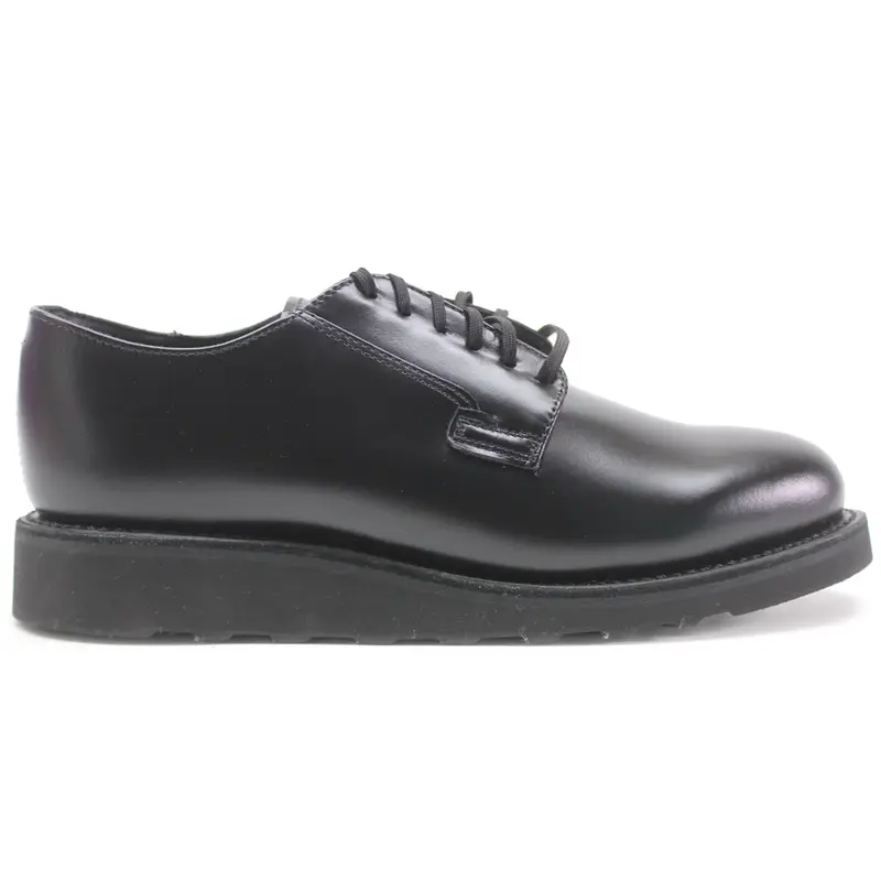 Red Wing Carrier Smooth Leather Women's Lace Up Shoes - Black - Size:US 9.5 Women