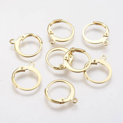 304 Stainless Steel Leverback Earring Findings