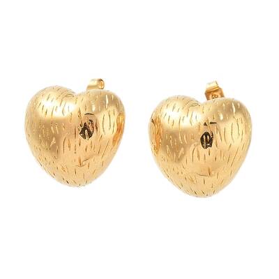 PVD Vacuum Plating 304 Stainless Steel Stud Earrings for Women