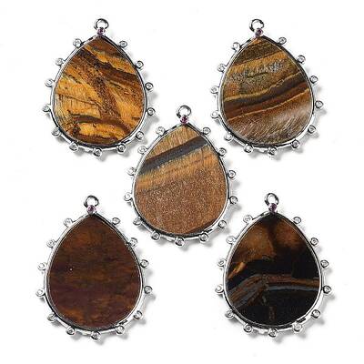 Natural Tiger Eye Pendants
