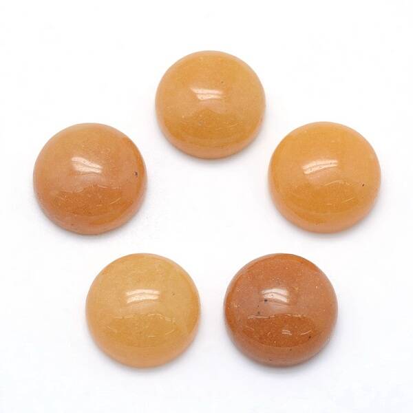 Natural Yellow Aventurine Cabochons