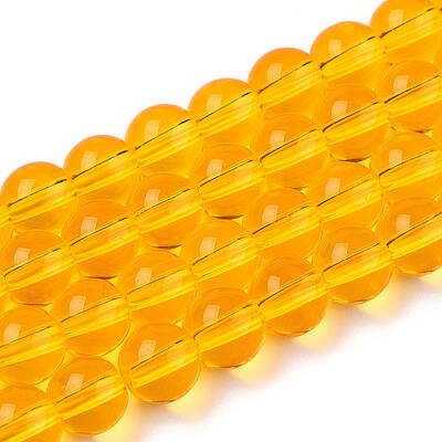 Transparent Glass Beads Strands