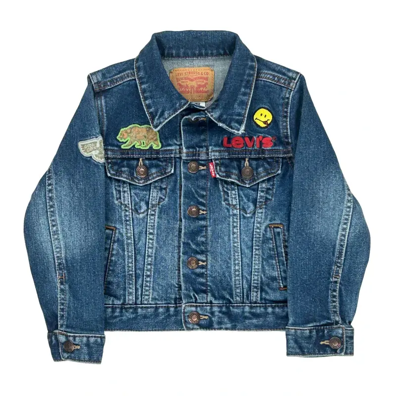 Age 3 Levis Denim Jacket - 3XS Blue Cotton