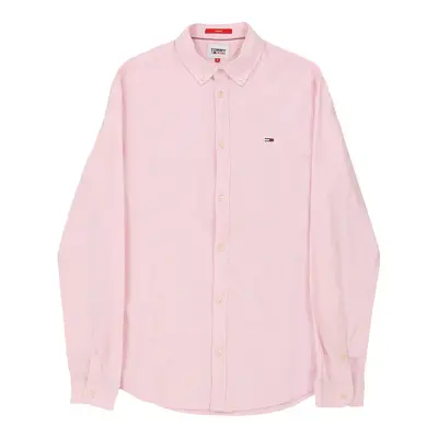 Tommy Hilfiger Slim Fit Shirt - Medium Pink Cotton