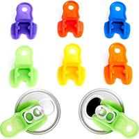 Beverage Barricade 12 Pack Easy Openers Drink Protectors Colorful Shields for Soda Beer Keep Out Bugs Dust Perfect for Partie...